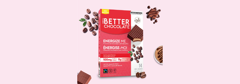 Need Energy? Look no further than our FourX Better Chocolate™ Energize Me 💥
